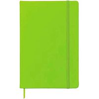 Записная книжка А6  80л. deVENTE 2252415 салатовая,кож.зам.,soft touch,резинка,крем.бум.
