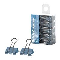 Зажим для бумаг EK 19мм "Manga" 62066 серо-голубой 10шт.