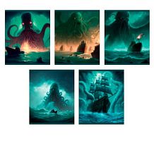 Тетрадь 96л. (клетка) ЭКСМО "Фантастические миры" ТК968721 глянц.лам.,асс.