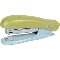 Степлер №10 12л. deVENTE "sigNATURE" 4142513  оливковый,пластик,с антистеплером,к/к