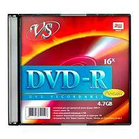 Диск DVD-R VS 4.7 Gb 16х Slim