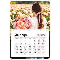 Календарь настенный 2027г. BG "Букет" 39111на магните,отрывной,13*18см,80г/м2