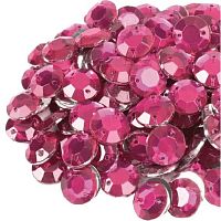 Стразы пришивные deVENTE "Круглые" 8004323 розовые,12мм,30г,акрил.