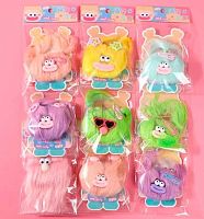 Значок КОКОС "Cuties" 252352 ткань,70мм,асс.