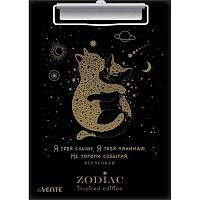 Клипборд А5 deVENTE "Zodiac" 3034316 картон толщина 2мм,мат.лам.,тисн.фольг.