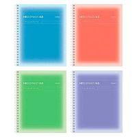 Тетрадь 96л. (клетка) ХАТ спираль "НеФормат_color" перф.на отрыв,лам.soft-touch,асс.