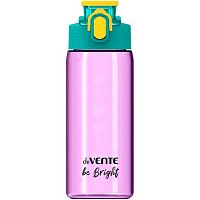 Бутылка пластик. 550мл deVENTE "Be Bright" 8090240 фиолет.,прозр.,20*6,8см,с петлей