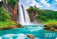 Календарь карм. 2027г. ЛИС "Водопады" КГ-27-316 уф-лак,64*93мм,карт.225г/м