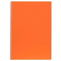 Тетрадь 96л. (клетка) А4 ХАТ спираль "SoloMatte-Шафран" лам.софт-тач