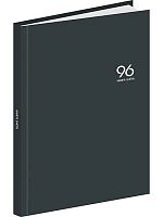 Книга учета А4  96л. Проф-Пресс (клетка) "Графит-2" 96-9290 тв.обл.,глянц.лам.,офсет,200*298