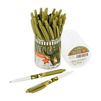 Ручка авт. шар. BV HappyClick "FunColor. Динозавр" 20-0241/68 синяя,0,5мм