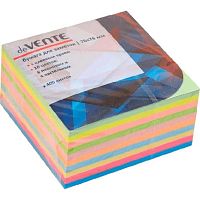 Кл.бумага д/заметок 76*76мм deVENTE 400л. 2010721 неон 6цв.+пастель 4цв.