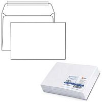 Конверт 162*229мм С5 БЕЛЫЙ,отрывная полоса 5765 (2781,2876,2782,76404,76402,76325)