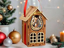 Подар. упаковка НГ Символ года 2026 "Новогодний домик с магнитом "Подкова" малый" ПУ895-02-3701