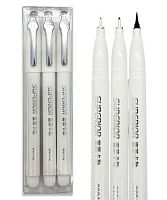 Набор линеров  3шт. INTELLIGENT SUPERIOR DJ-379 чёрные (0.2,0.5мм,вrush),ПВХ-уп.