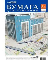 Папка для черчения А4 10л. deVENTE 2111201 160г/м2,пластик/пакет
