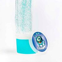 Лизун Слайм "Стекло" с голубыми блёстками  90гр 00-00512558