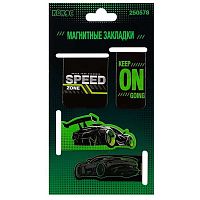 Закладки магнитные КОКОС "Auto fight" (4шт) 250578 картон