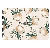 Альбом для рис.40л. Be Smart спираль "Peony. Айвори" N5485 бум.120г/м2