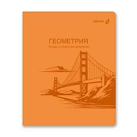 Тетрадь предм. 48л. SVETOCH пластик.обл. "Яркость по расписанию-Геометрия" Т288 (01863)(клетка)