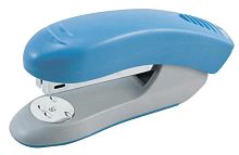 Степлер №24/6, 26/6 20л. deVENTE Neon 4142338 пластик, голубой неон, к/к