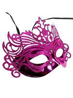 Маска карнавал. ФЕНИКС "Праздник в фиолет." 87054 полипроп.,лента д/крепл.на голове,22*8,5*13,5см