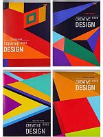 Тетрадь 96л. (клетка) Проф-Пресс Remix "Цветная геометрия" 96-6494 мел.обл.,№2-145*203