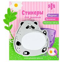 Кл.бумага д/заметок 71*72мм ФЕНИКС  60л. "Панда" 65166 диз.бум.,80г/м2,асс.