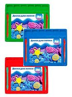 Доска для лепки А5 ПЧЕЛКА ДЛ-01 "Нежный микс" цв.асс.,2стека,отдел.д/пластилина