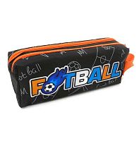 Пенал-косметичка ПЧЕЛКА 2отд. 200*90*55 К-12 "Football" двуст.печать,ткань,ручка