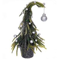 Ёлка в горшке "Ёлочка для гнома" 14*14*25см 848-434 серебро