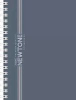 Записная книжка А6  80л. ХАТ спираль "Ньютон пастель. Серый агат" 05060 клетка,мел.карт.,софт-тач