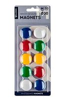 Набор магнитов ГЛОБУС 30мм,10шт. МЦ30-10 цветные,блист.