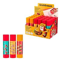 Клей-карандаш 15гр. EK "Лёгкое склеивание.Культ еды" 65005 асс.