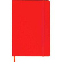 Записная книжка B5  80л. deVENTE 2251403 красная,кож.зам.,тв.обл.,клетка,крем.бум.