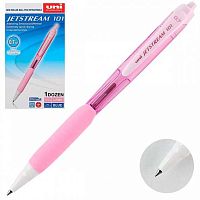 Ручка авт. шар. UNI "Jetstream" SXN-101-07-FL(120354) синяя,0,7мм,розов.корп.