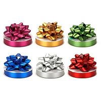 Набор д/упаковки КОКОС 212900 (бант 55мм,лента декор.12мм*3м) асс.