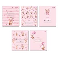 Тетрадь 12л. (клетка) SVETOCH "Мишутка" Т168 (01408) блёстки