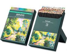 Карандаши масляные  72цв. INTELLIGENT DM-40 дерев.,заточ.,к/к