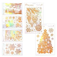 Наклейка 19*32см "Новый год" BCD КнBCD