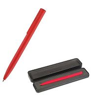 Ручка подар. шар. BV "Torino" 20-0382/03-15 син.,0,7мм,повор.мех,красн.мет.корп.,софт-тач,чёрн.футл.