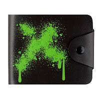 Кошелек КОКОС "Graffiti" 252123 чёрный,кожзам.