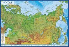 Карта настенная ГЛОБЕН "Россия Физическая 1:7,5М" 116*80см КН053 лам. (интерактивная)