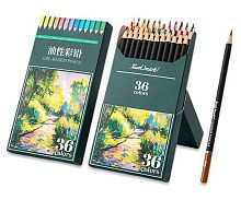 Карандаши масляные  36цв. INTELLIGENT DM-42 дерев.,заточ.,к/к