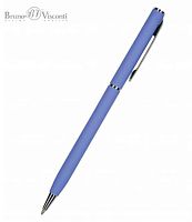 Ручка подар. шар. BV "Palermo" 20-0250/11 синяя,0,7мм,фиолет.металл.корп.,поворот.мех.