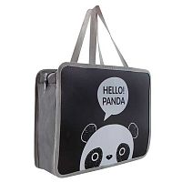 Папка пластик,с ручками А4+ КОКОС "Panda" 250930 на молн.