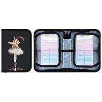 Пенал 1отд. 200*140*40 КОКОС "Звезда балета" ПКТ 09-22-1/261655 карт.,ткань,2откид.планки,3D фол.