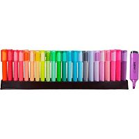 Набор маркеров текст. 23цв. deVENTE 5045343 пл.корп.,1-5мм,скош.(8неон.8цв.пастел.,7св.цв.) пласт./к