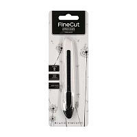 Нож канцелярский  9мм BV "FineCut" 2-249/01 чёрное лезвие,пласт.корп.