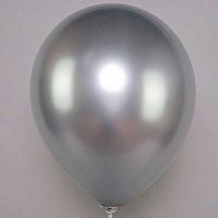 Шары возд. Микрос  5" Хром серебро Ч54715